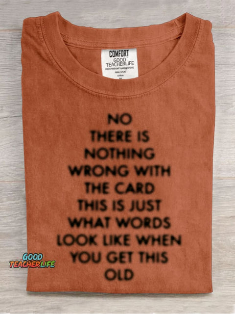 When You Get This Old T-shirt