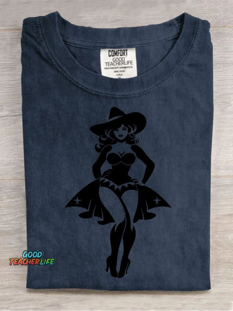 Halloween Witch Decoration Pattern T-shirt