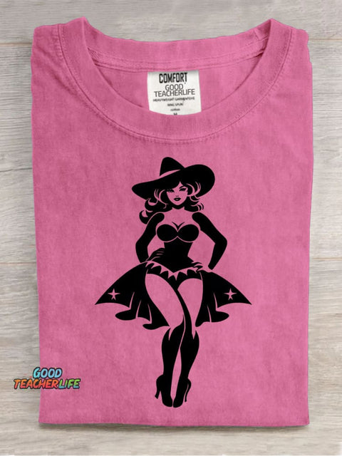 Halloween Witch Decoration Pattern T-shirt