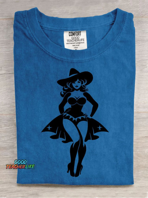 Halloween Witch Decoration Pattern T-shirt