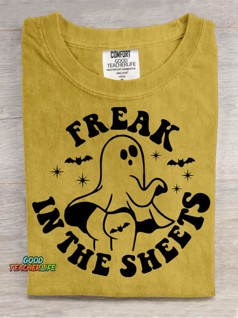 Fun Halloween Sexy Ghost Decoration Pattern T-shirt