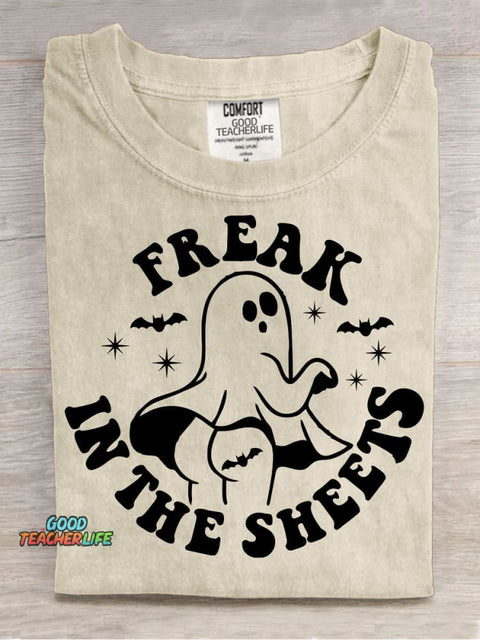 Fun Halloween Sexy Ghost Decoration Pattern T-shirt