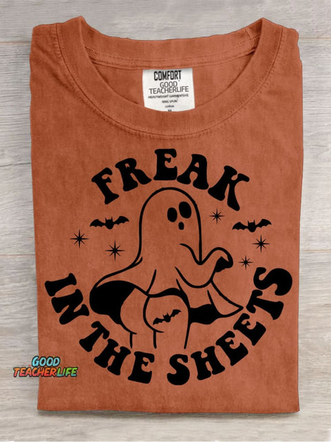 Fun Halloween Sexy Ghost Decoration Pattern T-shirt