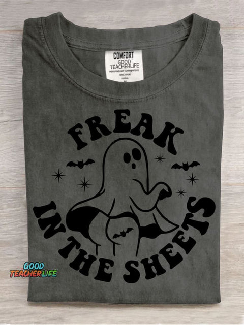 Fun Halloween Sexy Ghost Decoration Pattern T-shirt