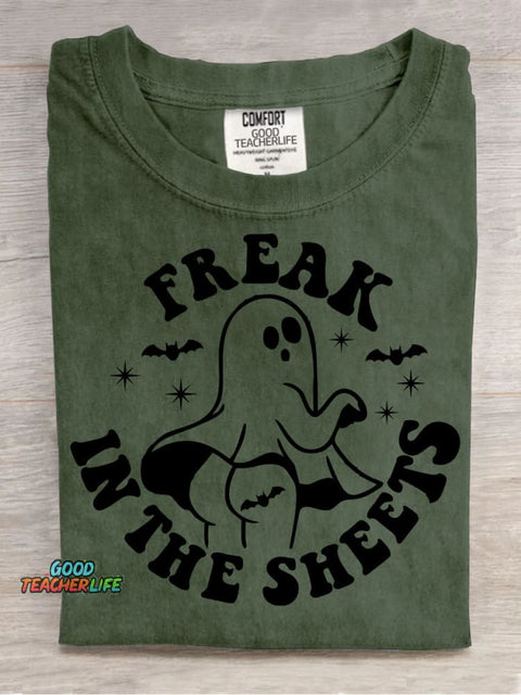 Fun Halloween Sexy Ghost Decoration Pattern T-shirt