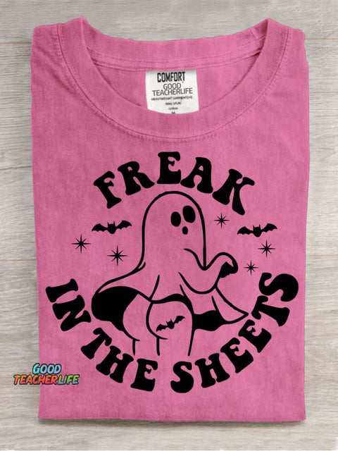 Fun Halloween Sexy Ghost Decoration Pattern T-shirt