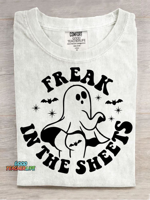 Fun Halloween Sexy Ghost Decoration Pattern T-shirt