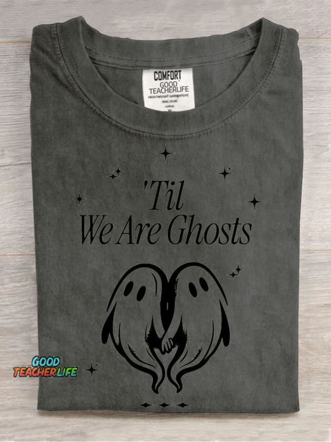 Halloween Til We Are Ghosts Decoration Pattern T-shirt