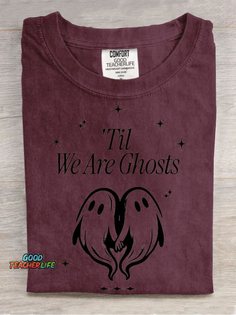 Halloween Til We Are Ghosts Decoration Pattern T-shirt