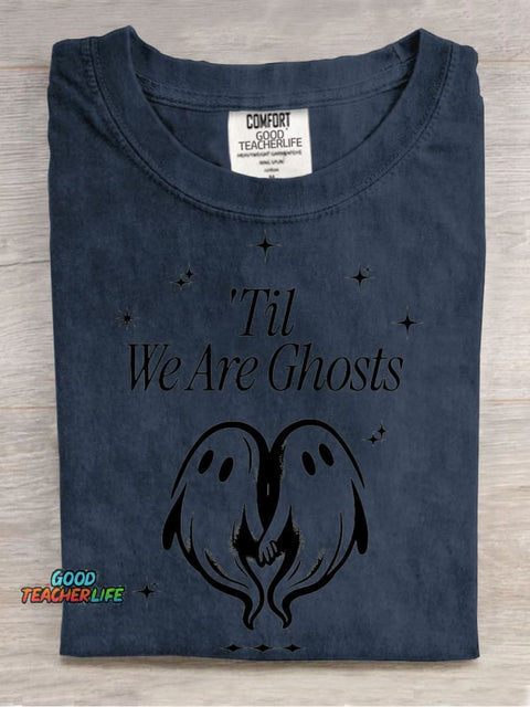 Halloween Til We Are Ghosts Decoration Pattern T-shirt