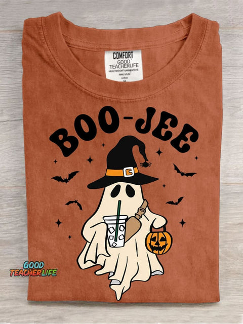 Halloween Boo-jee Decorative Pattern T-shirt