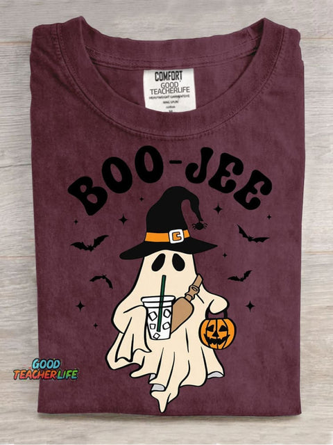 Halloween Boo-jee Decorative Pattern T-shirt