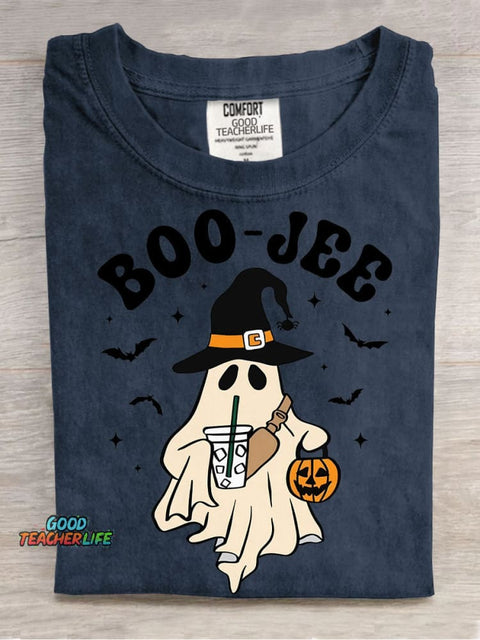 Halloween Boo-jee Decorative Pattern T-shirt