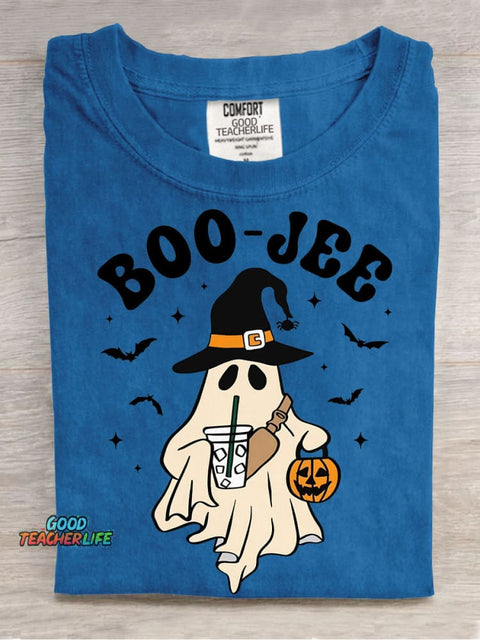 Halloween Boo-jee Decorative Pattern T-shirt