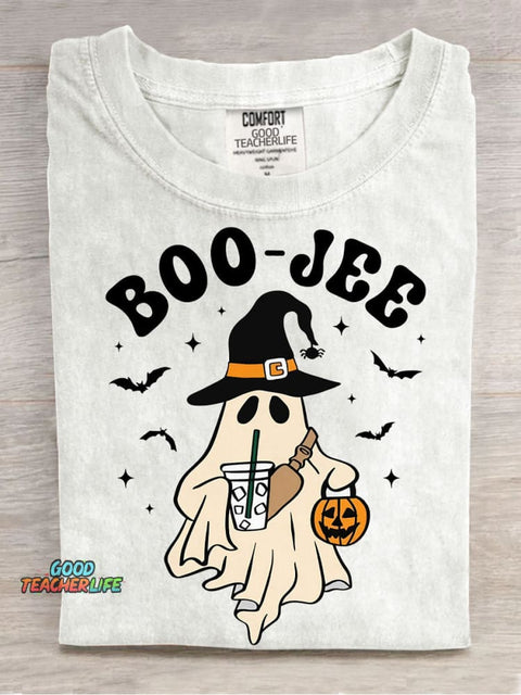 Halloween Boo-jee Decorative Pattern T-shirt
