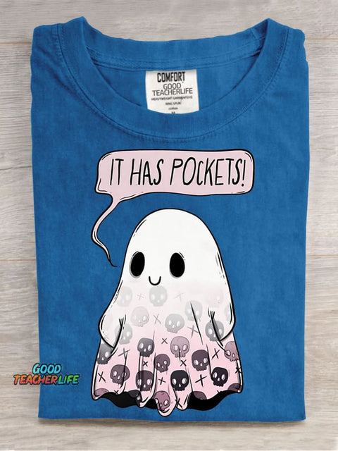Halloween Ghost Decorative Pattern T-shirt