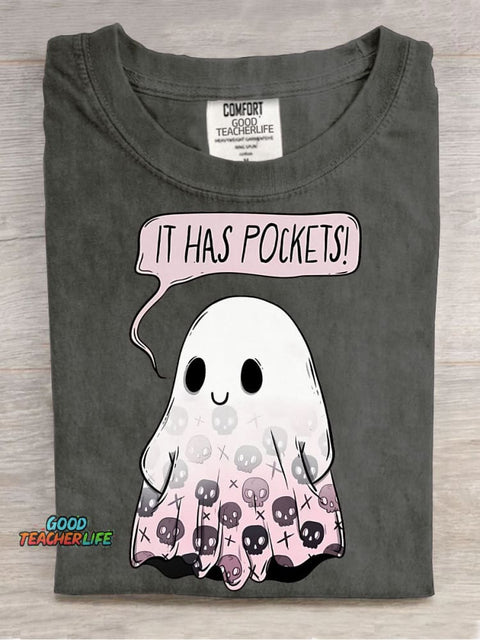 Halloween Ghost Decorative Pattern T-shirt