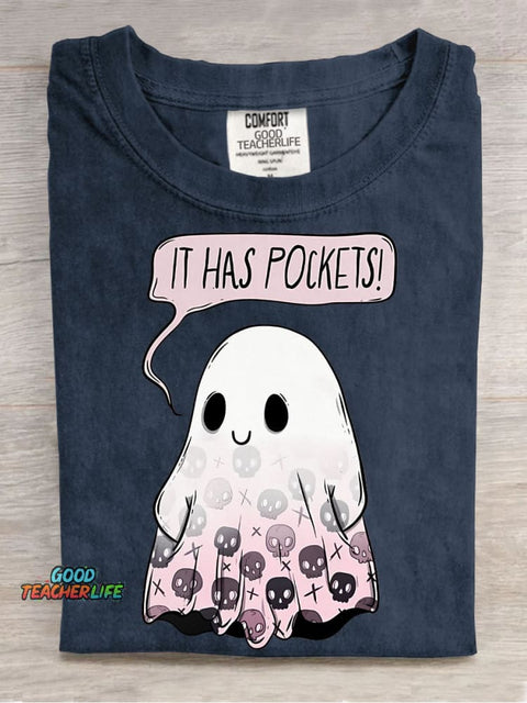 Halloween Ghost Decorative Pattern T-shirt