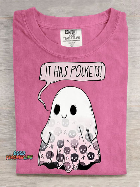 Halloween Ghost Decorative Pattern T-shirt