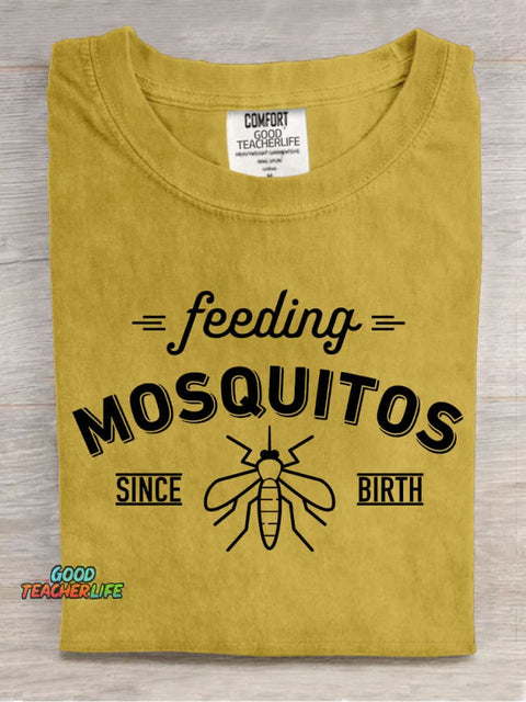 Feeding Mosquitos Decorative Pattern T-shirt
