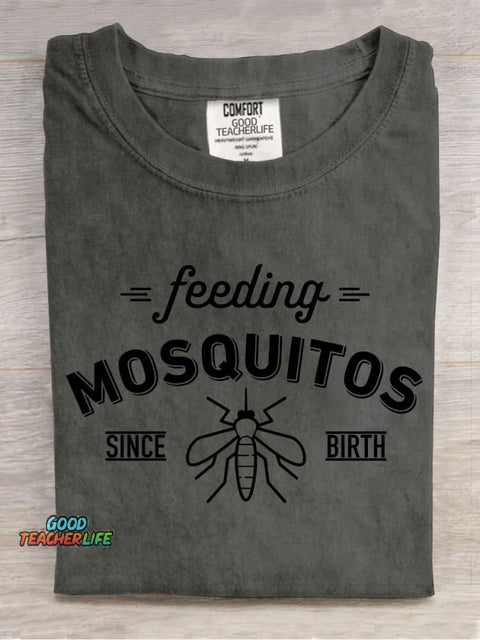 Feeding Mosquitos Decorative Pattern T-shirt