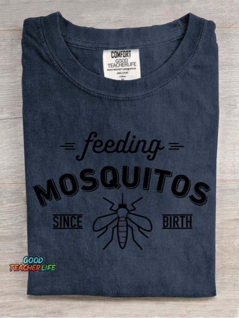 Feeding Mosquitos Decorative Pattern T-shirt