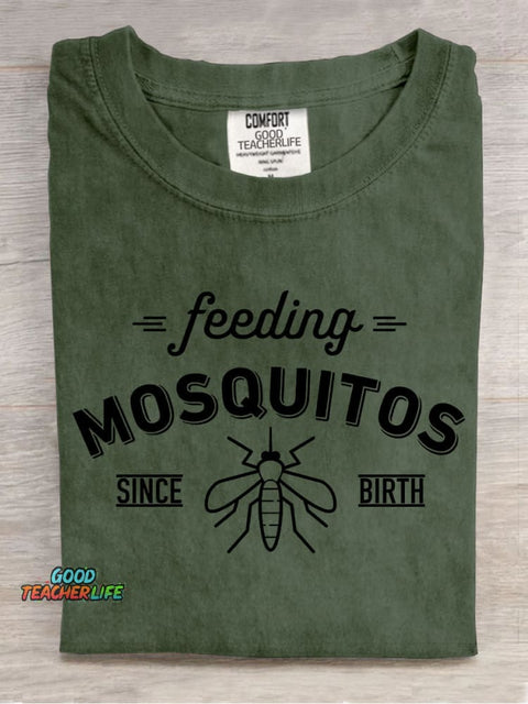 Feeding Mosquitos Decorative Pattern T-shirt