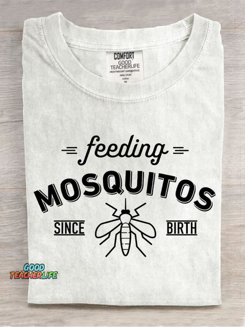 Feeding Mosquitos Decorative Pattern T-shirt
