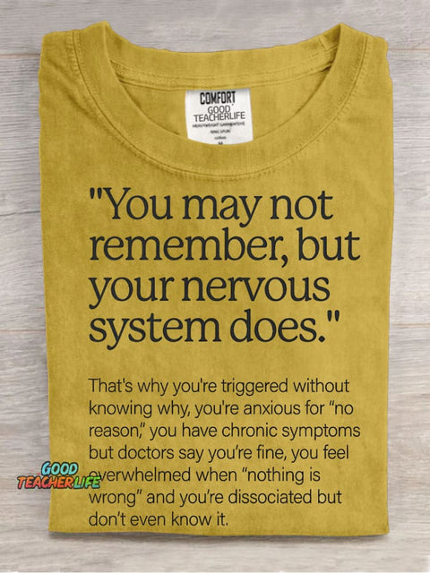 Your Nervous System Does Decorative Pattern T-shirt