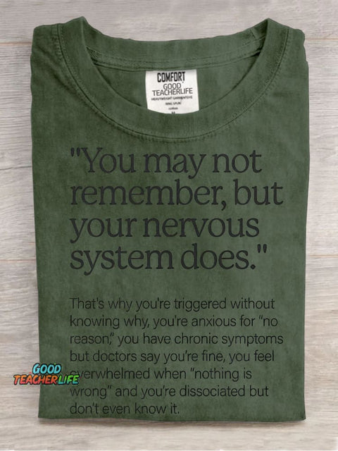 Your Nervous System Does Decorative Pattern T-shirt