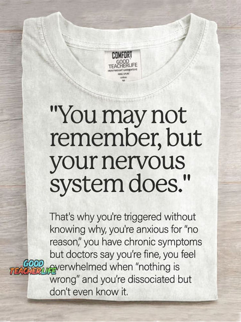 Your Nervous System Does Decorative Pattern T-shirt