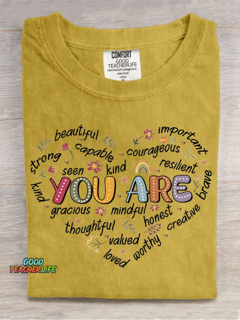 You Are... Decorative Pattern T-shirt