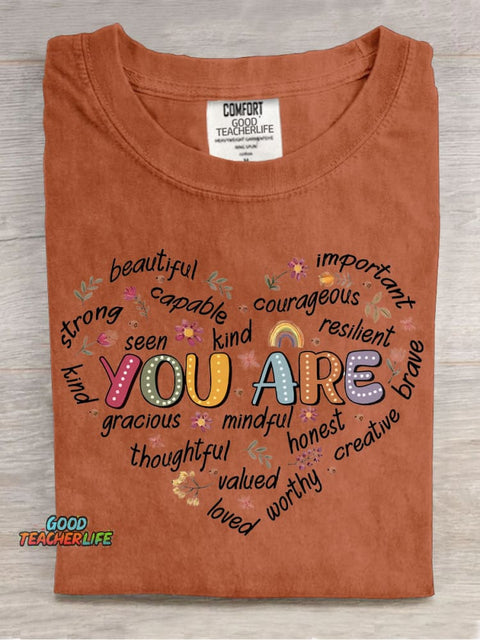 You Are... Decorative Pattern T-shirt