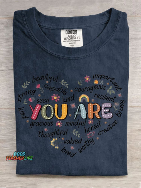 You Are... Decorative Pattern T-shirt