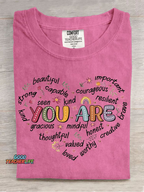 You Are... Decorative Pattern T-shirt