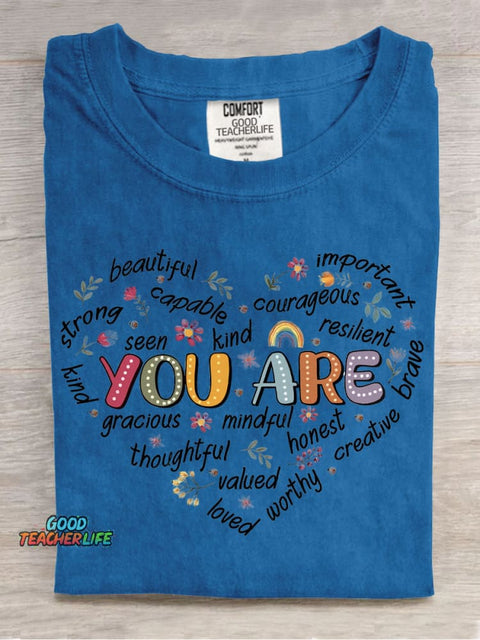You Are... Decorative Pattern T-shirt