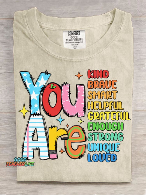 You Are... Decorative Pattern T-shirt