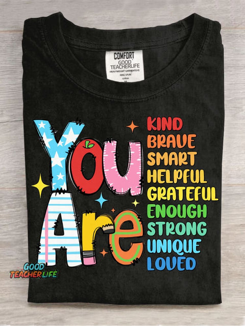 You Are... Decorative Pattern T-shirt