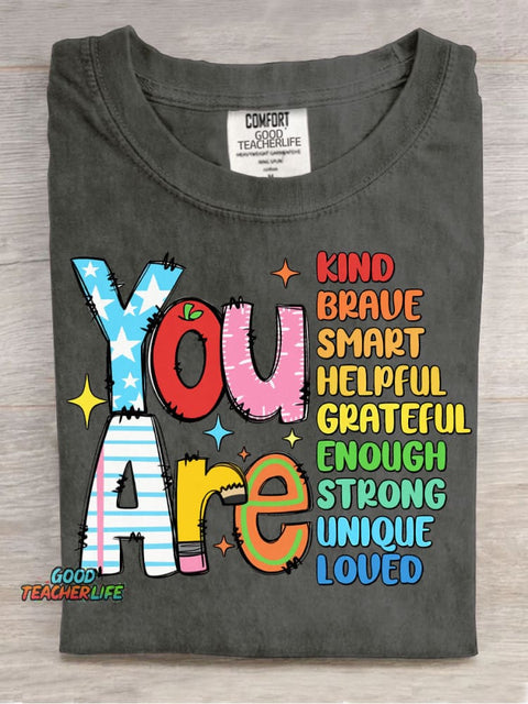 You Are... Decorative Pattern T-shirt