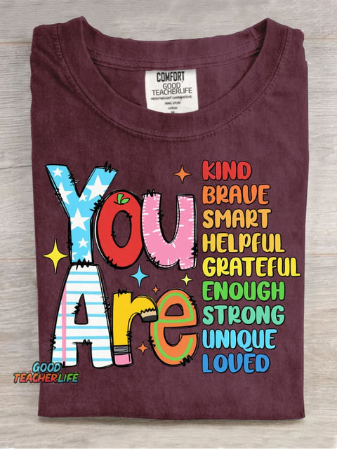 You Are... Decorative Pattern T-shirt