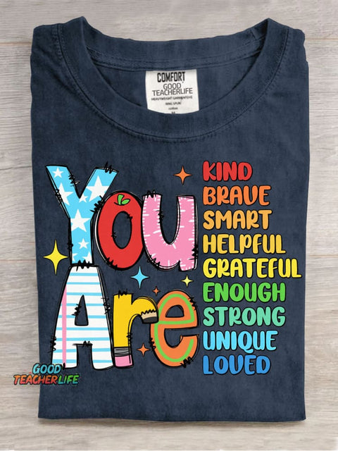 You Are... Decorative Pattern T-shirt