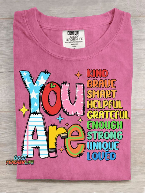 You Are... Decorative Pattern T-shirt
