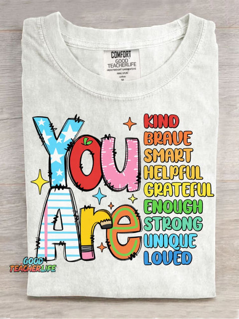 You Are... Decorative Pattern T-shirt