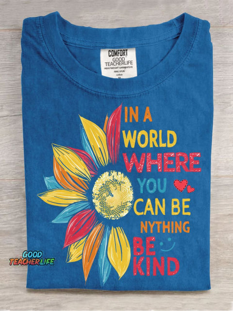 Be Kind Decorative Pattern T-shirt