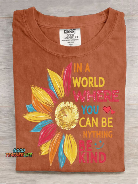 Be Kind Decorative Pattern T-shirt