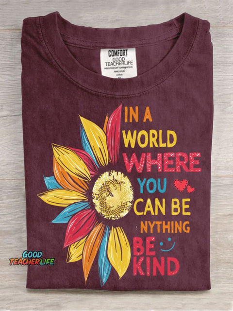 Be Kind Decorative Pattern T-shirt