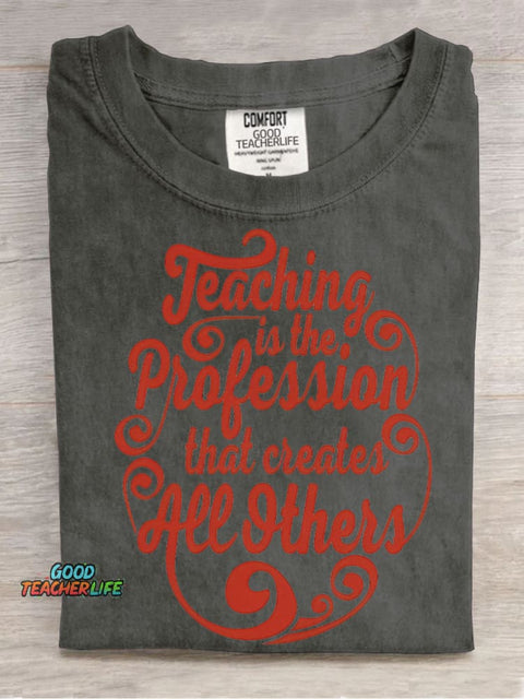 Teacher Decorative Pattern T-shirt