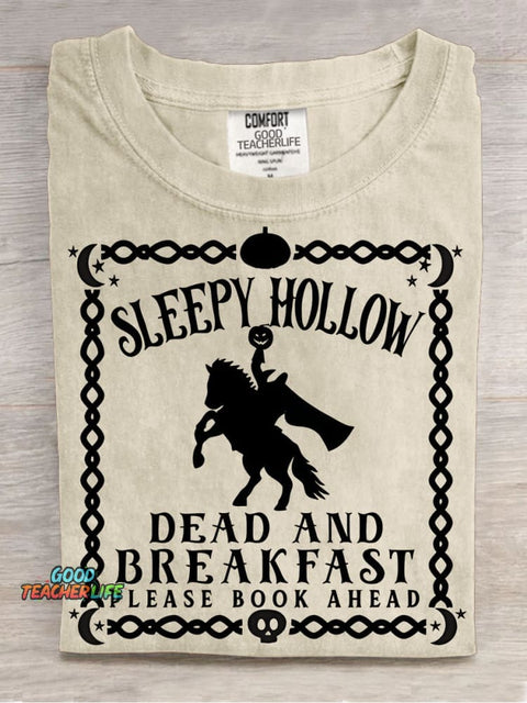 Sleepy Hollow Headless Horseman Decorative Pattern T-shirt