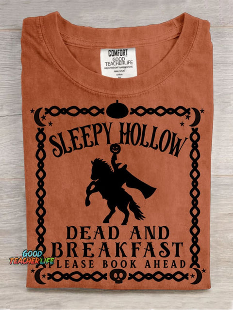 Sleepy Hollow Headless Horseman Decorative Pattern T-shirt