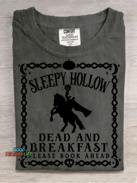 Sleepy Hollow Headless Horseman Decorative Pattern T-shirt